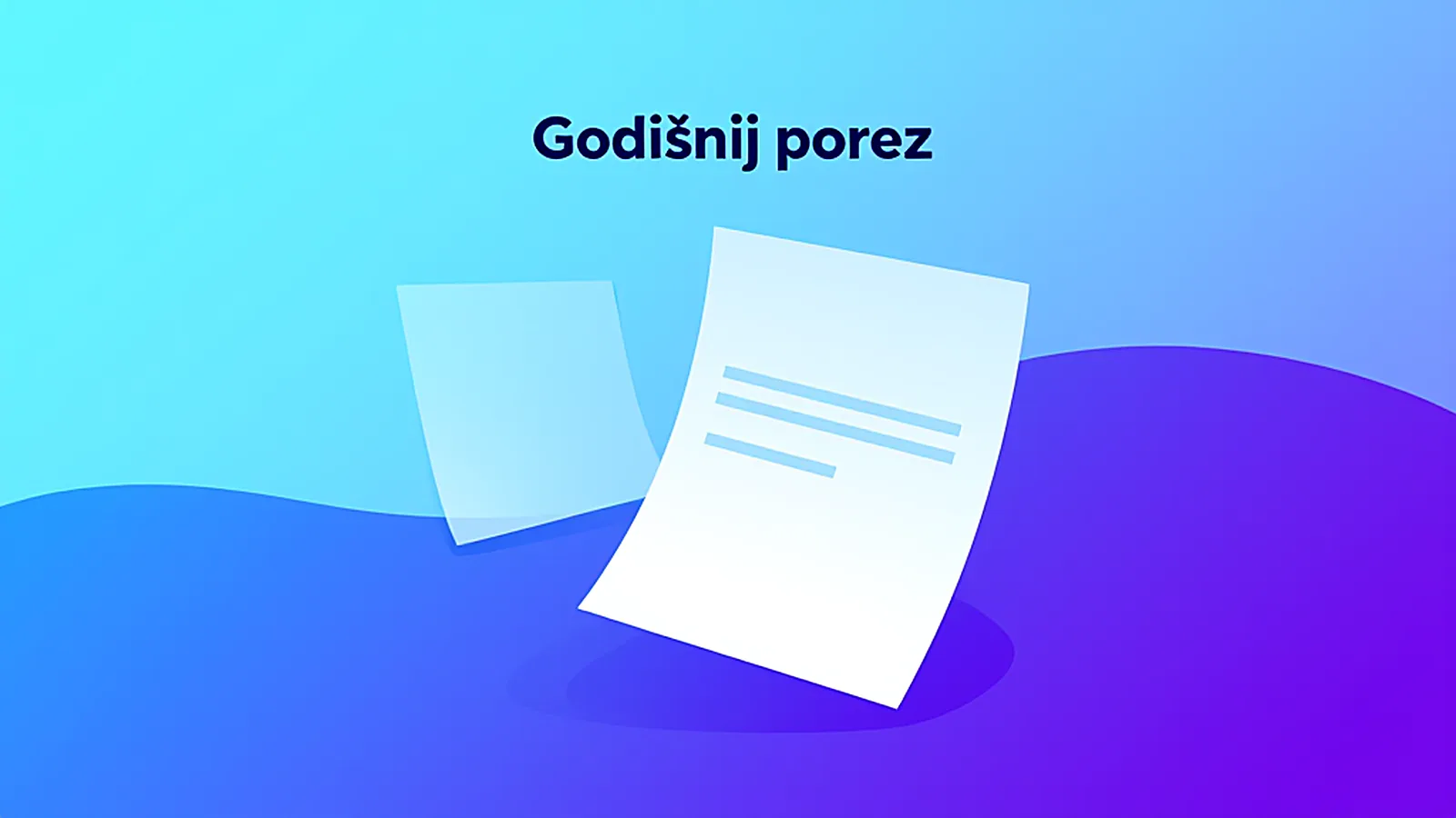 Poreska dokumenta i kalkulator na stolu za obračun godišnjeg poreza